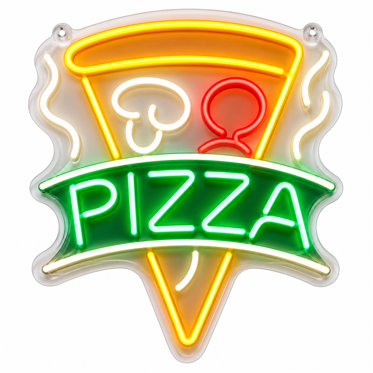 Cartel de neón LED PIZZA